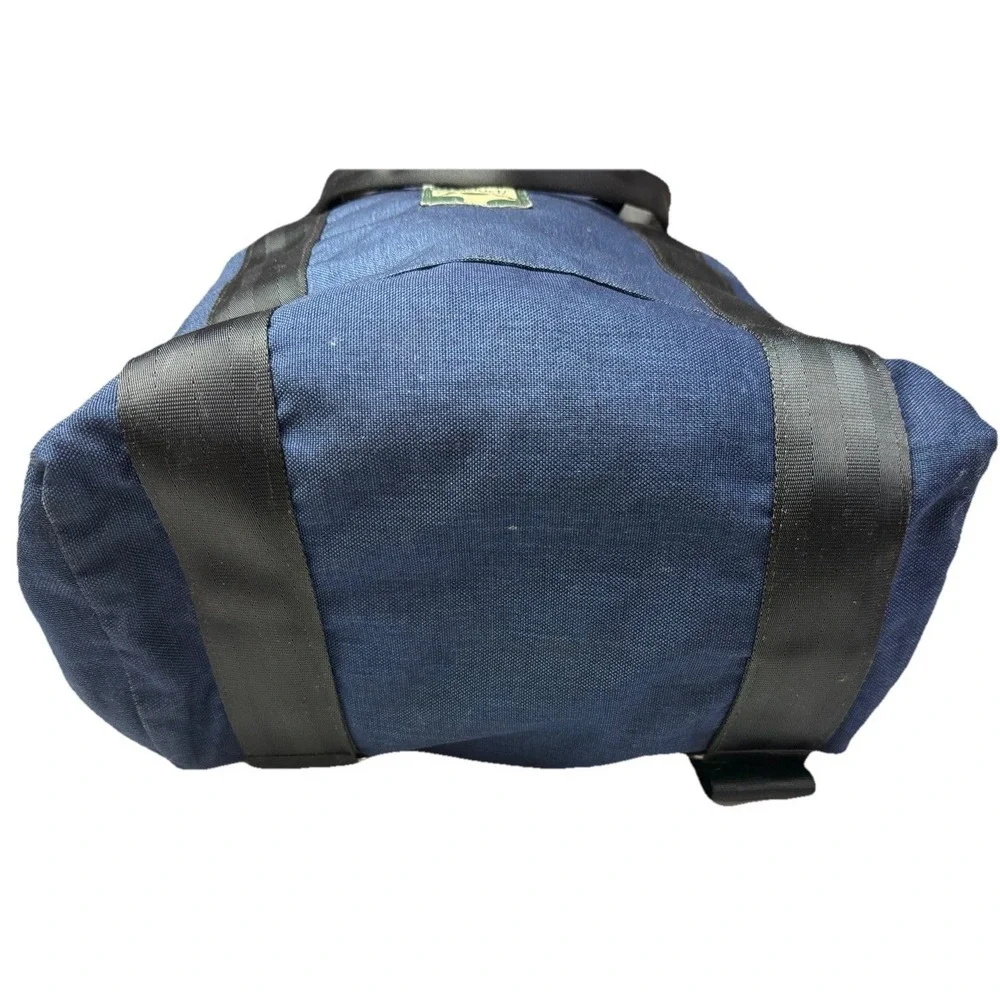 Outdoor Products Blue Daypack Backpack USA Canvas Hiking Seatbelt Straps 3j3‎